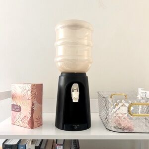 NWT Black and Cream Water Dispenser